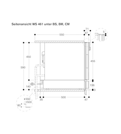 Gaggenau嘉格纳 400系列电暖抽屉 WS 461 110